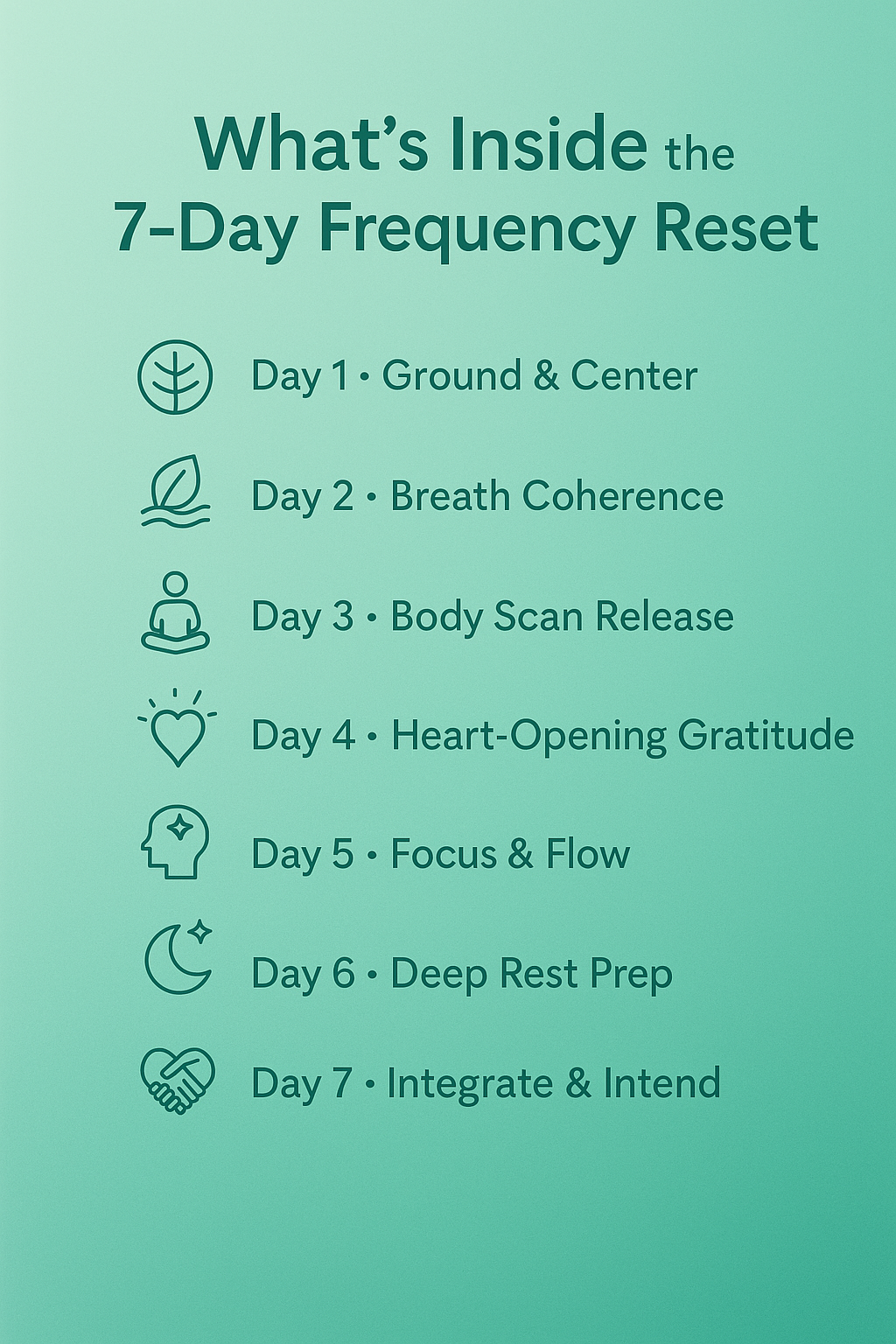 Evorina™ 7-Day Guided Frequency Journey